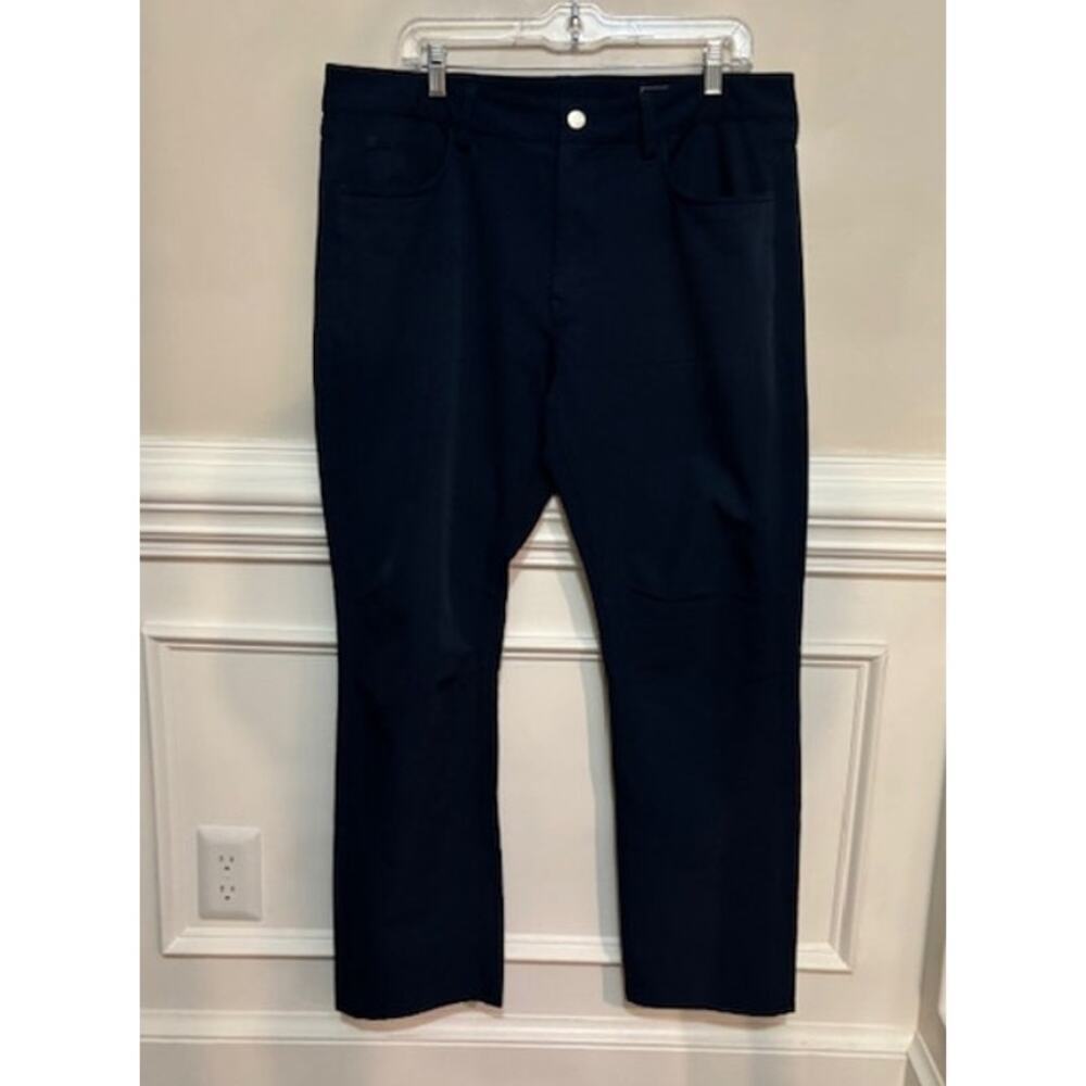 Vineyard Vines Mens Performance Pants 36X32 Navy Blue Golf Chino Casual